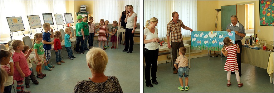 Kindergarten beim Kunstfest