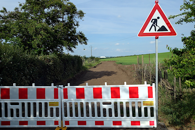 Baustelle Radweg