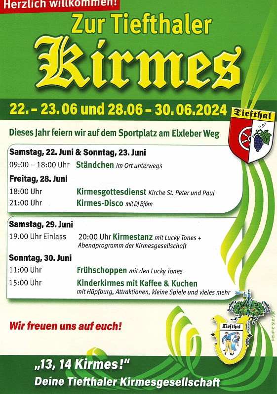 Plakat für Kirmes